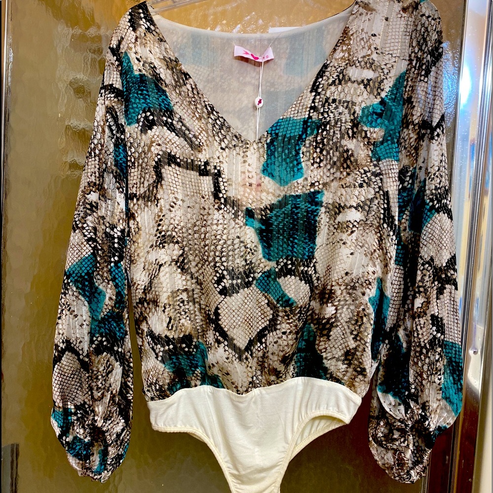 Buddy Love Jackie snake eyes bodysuit . Size S